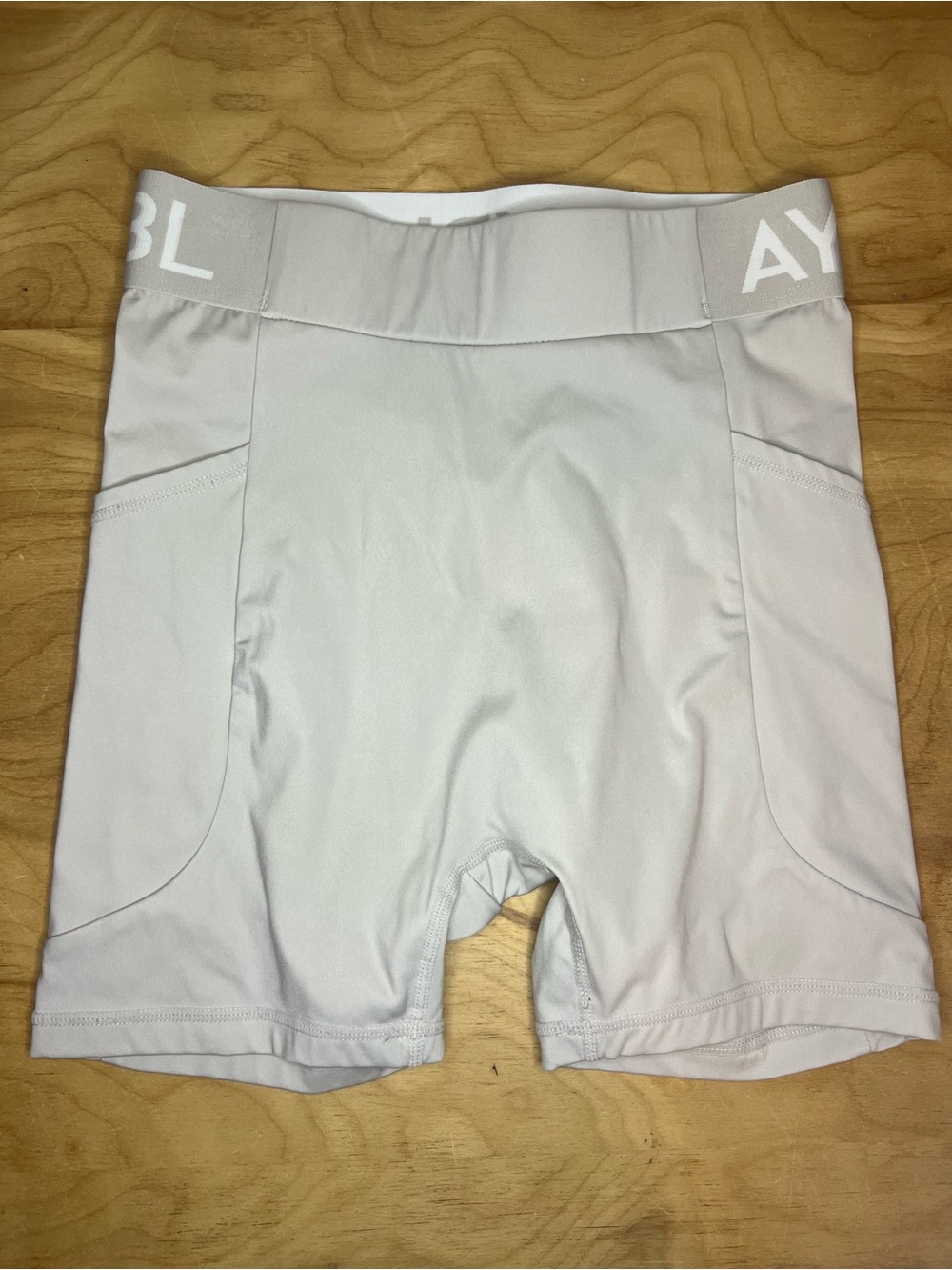 AYBL Light Gray Training/Compression Shorts NWOT